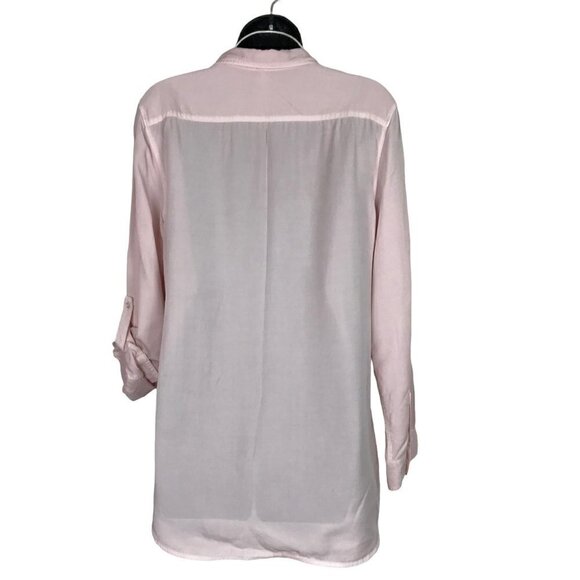 The Group Babaton Light Pink Button Down  Blouse Size M - Picture 6 of 9